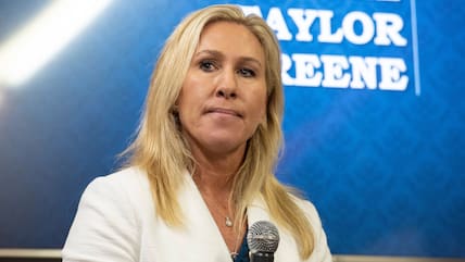Die ultrarechte republikanische Abgeordnete Marjorie Taylor Greene.