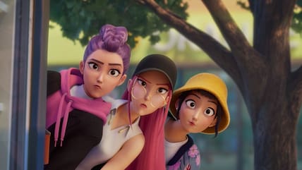 Szene aus dem Netflix-Hit „KPop Demon Hunters“.